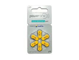 Power One Size 10 Hearing Aid Batteries (60 pack) *Child Resistant Packa... - $19.79