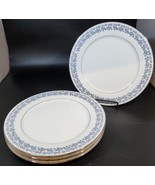 Kenmark Sego Lily Fine China #2559 Blue Flowers Set of 4 -10 1/2&quot; Dinner... - £38.91 GBP