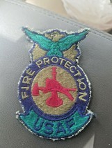 USAF Fire Protection Patch Assistant Fire Chief Collectible - £3.69 GBP