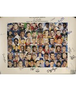 1993 Don Drysdale Hall Of Fame Invitational signed poster - £235.98 GBP