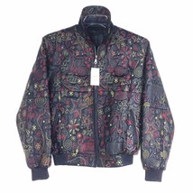 ROCA WEAR  Stitched Stars Ladies Leather Bomber Jacket, Black - £196.14 GBP