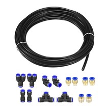 uxcell Pneumatic Air Hose Tubing PU Air Compressor Tube 5mm(3/16&#39;&#39;) ID x - £29.56 GBP