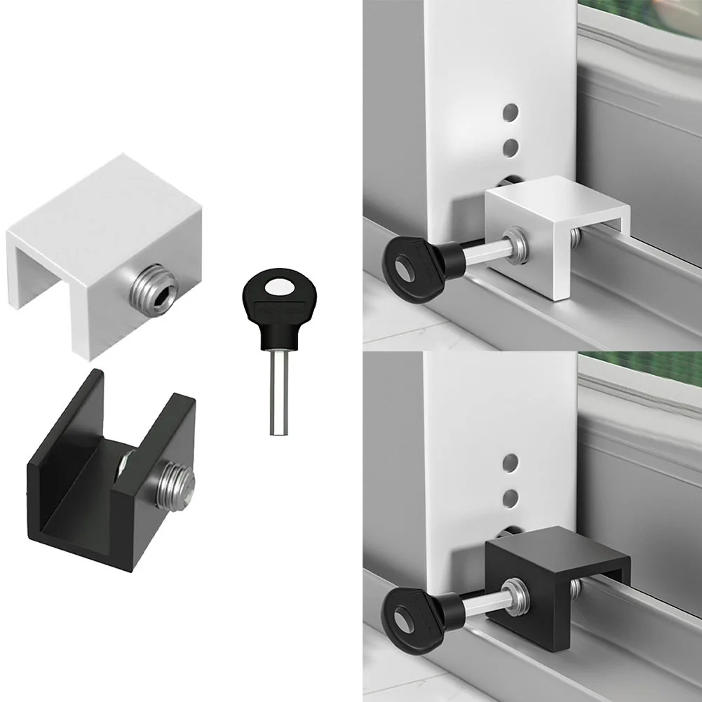 Sliding Sash Stopper Cabinet Locks SBs Doors Security Anti-theft lock Window Sli - £18.68 GBP