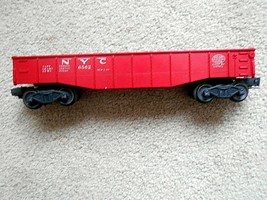Lionel 027 scale New York Central System Red Gondola Car #6562 - $14.84