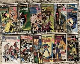 DC Secret Origins 12 Comic Book Lot 1980-1990 Copper Age NM/VF - £28.77 GBP