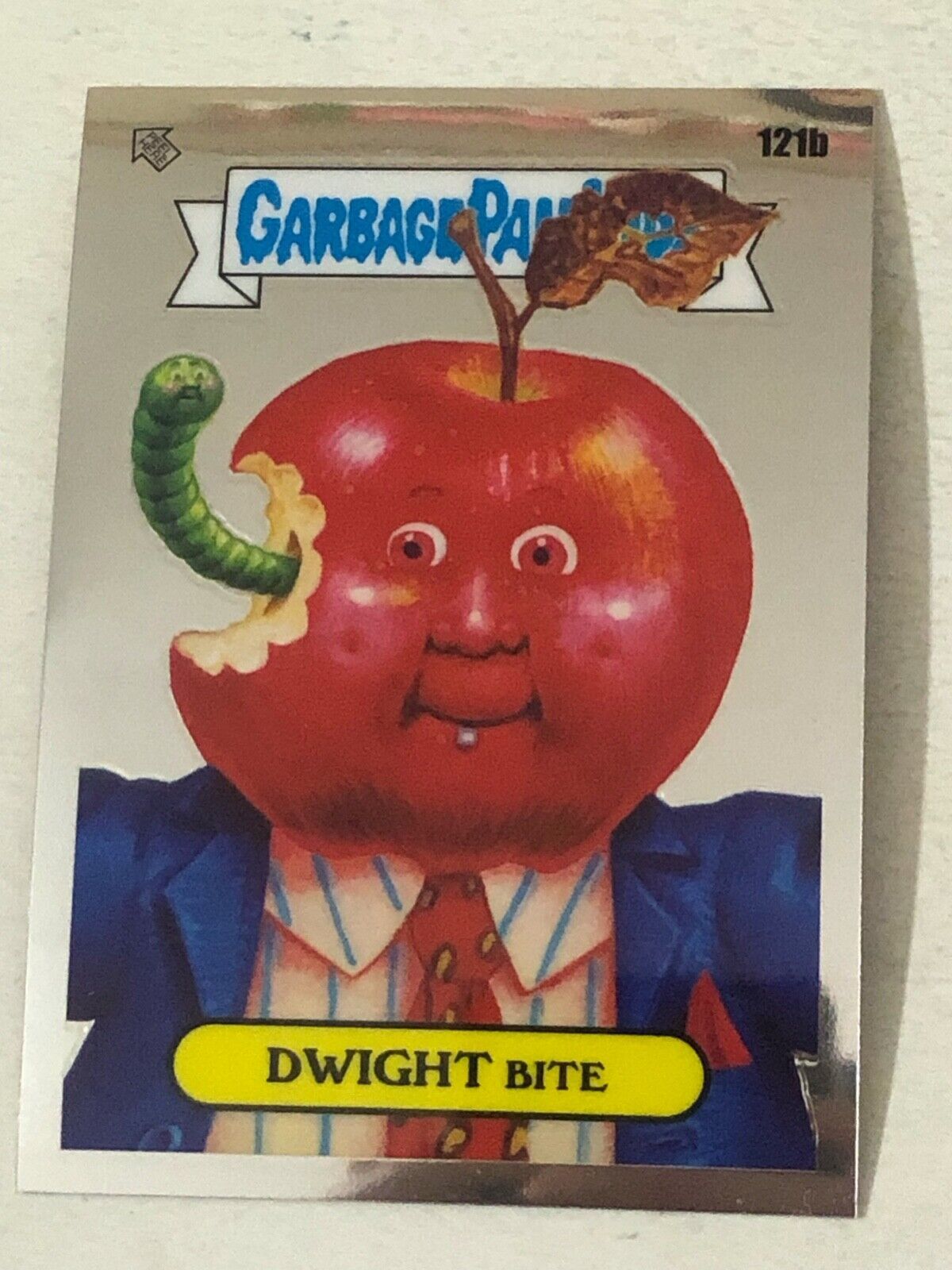 Dwight Bite Garbage Pail Kids Chrome Trading Card 2020 GPK - £1.49 GBP
