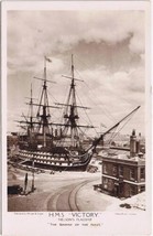Transportation Postcard RPPC H M S Victory Nelson&#39;s Flagship Shrine Of The Navy - £3.43 GBP