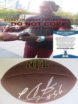 Lavar Arrington Penn State Washington signed NFL football proof Beckett COA - £86.78 GBP