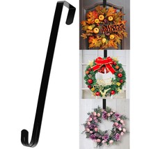 15&quot; Wreath Hanger For Front Door - Halloween Christmas Easter Decoration Metal O - £9.48 GBP