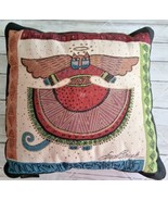 Laurel Burch Angel Cat Throw Pillow Tapestry Enchantment Magic Joy 17&quot;X 17&quot; - £14.91 GBP