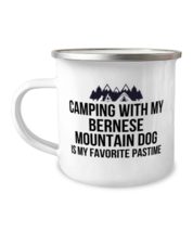 Bernese Mountain Dog Camping Mug, Funny Camping Mug For Dog Mom, Dog Dad  - £14.57 GBP