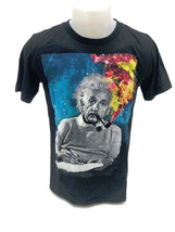 Einstein Men&#39;s Unisex T-Shirt Multicolor Einstein Stars Graphic Size Small - £14.00 GBP