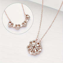 Versatile Heart Clover Necklace perfect for Mothers Day  Holidays - £11.75 GBP+