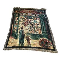 Vintage Teddy Bears Stewart Sherwood Art Tapestry Rug Blanket Goodwin 52... - $93.49