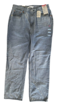 Levi&#39;s Women&#39;s Low Pro Straight Mid Rise Grey Acid Wash Denim Jeans Size 29 - £30.96 GBP