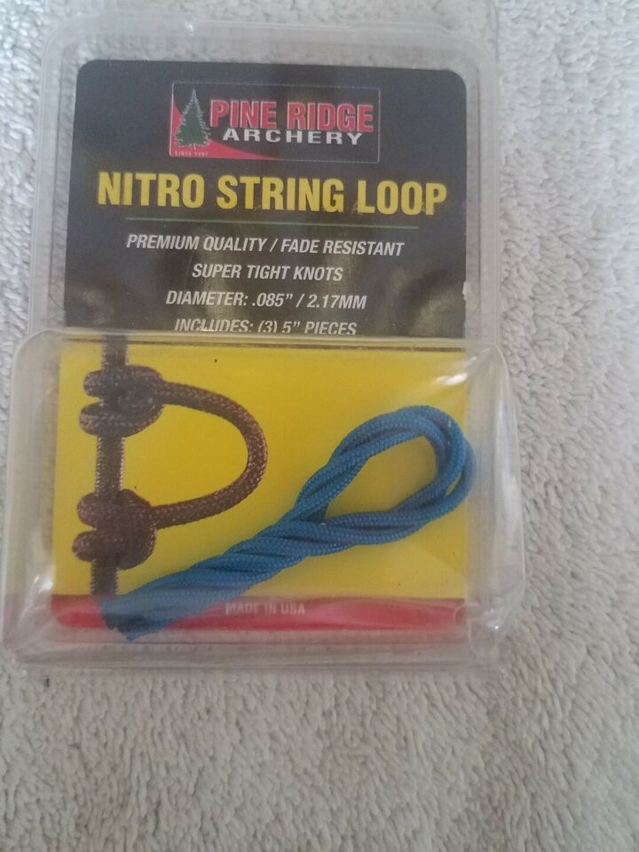 Pine Ridge Archery Nitro String Loop-BRAND NEW-SHIPS SAME BUSINESS DAY - $30.57