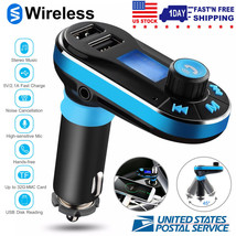 Car FM Transmitter Handsfree Wireless MP3 Player Radio Adapter Dual USB Charger - £16.14 GBP
