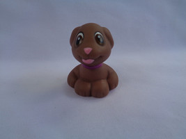 Mattel 2000 Chocolate Brown Rubber Puppy Dog Figure - £1.97 GBP