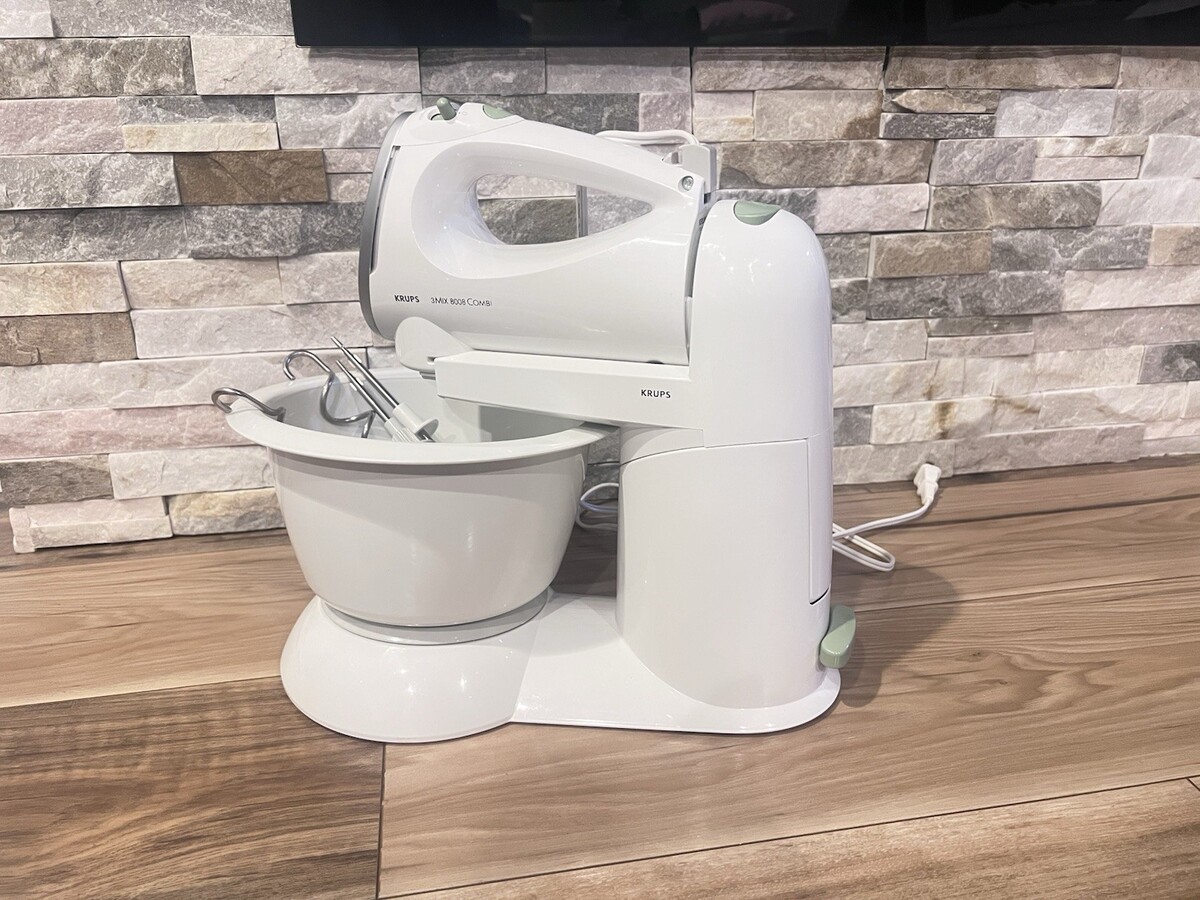Krups 3Mix 8008 Combi Model F506 F507 White Hand Mixer Stand Attachments Work