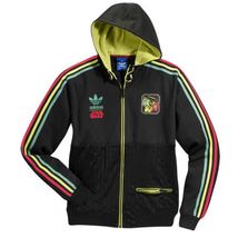 Adidas Originals Star Wars Black Rasta Boba Fett Track Top Hoodie Hoody Jacket - £50.34 GBP