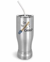 PixiDoodle Musician Sass Canjo Insulated Coffee Mug Tumbler with Spill-Resistant - £26.93 GBP+