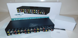 MT-Viki RCA AV 1X8 Port Video Audio Splitter Brand New - $40.00