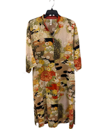 Natori Cruz Half Zip Housecoat Dress Women&#39;s Size S Floral Print Multicolor - €25,47 EUR