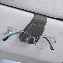 Sunglasses Holders for Car Sun Visor Leather Eyeglasses Hanger Mounter M... - £12.24 GBP