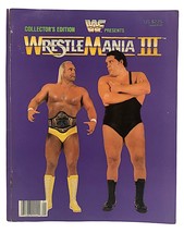 Wwf (wwe) Magazines Wrestlemania iii program 391015 - $69.00