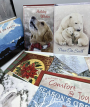 Greeting Card Christmas Non-Religious Variety of Wildlife  20 cards - £8.85 GBP