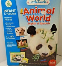 Little Touch LeapPad, ANIMAL WORLD, ENGLISH AND SPANISH, OVER 120 ACTIVI... - $5.20