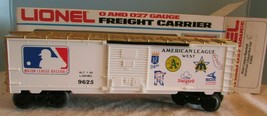 VINTAGE LIONEL 0 - O27 GAUGE AMERICAN LEAGUE BASEBALL TRAIN CAR W /BOX-6... - $36.00