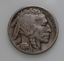 1918-D 5C Buffalo Nickel En Fin État, Naturel Couleur - $73.45