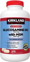 Kirkland Signature Glucosamine with MSM- 375 Tablets (3 Pack) - £71.93 GBP