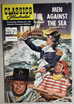Classics Illustrated #103 Men Against The Sea (Hrn 123WL) Australian Comic Vg++ - £19.77 GBP