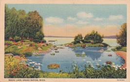 Grand Rapids MI Michigan Reeds Lake Postcard E03 - £3.91 GBP