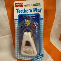 Cookie Monster Playskool Baby Squeeze Toy 1989 Sesame Street - $4.71