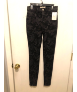 NWT Free People 25X30 Green Camo High Rise Skinny Jeans Retails $98 - $372.51 MXN