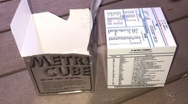 Metricube Vintage Measuring Cube Newtons, Pascals Etc. W/ Damaged Box - $174.15 MXN