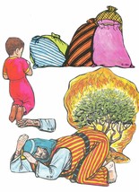 Flannel Board Bible Story Figures Lot Vintage 1980s Regular Baptist Pres... - €8,27 EUR