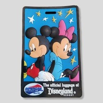 Disneyland Mickey Minnie Mouse 60th Anniversary Luggage Tag - £3.89 GBP