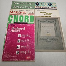 Organ Songbook Lot of 7 Chords Marches Course Favorites and More - £9.65 GBP
