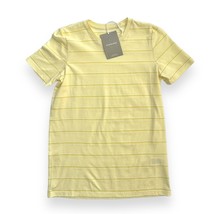 Everlane Women&#39;s  Organic Cotton Crew neck Yellow striped T-Shirt Size S... - £18.67 GBP