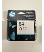Genuine HP 64XL Tri-Color Ink Cartridge N9j89AN — OEM Sealed — Exp Mar 2026 - $38.90 CAD