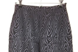 Vtg Alberto Makali Cache 2 Irridescent Black Purple Tiger Zebra Stripe Pants - £20.25 GBP