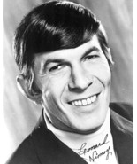 1968 STAR TREK Leonard Nimoy as himself b/w 8x10 smiling portrait	 - $152.12 MXN