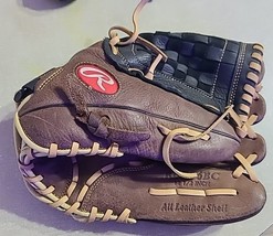 Rawlings RBG36BC LHT 12.5&quot; Brown &amp; Black Leather Zero Shock Baseball Glo... - $410.89 MXN