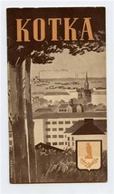 Kotka Finland Illustrated Booklet 1930&#39;s Finnish Swedish and English - $37.62