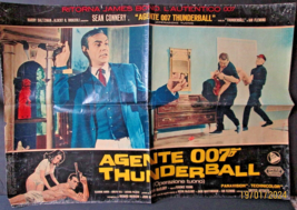 S EAN Connery As James Bond 007 (Thunderbal) Rare Version Movie Poster - £175.22 GBP