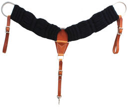 Western Western Mohair 25-Strand Breast Collar w/ Harness Leather Uptugs... - $94.99